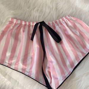 Silk pajama shorts